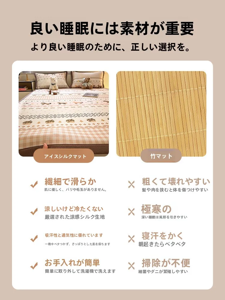 ひんやり寝具の選定ガイド：涼感アイスシルクセットの実用性と使用シーン