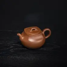 紫砂製手作り急須【上級作品・艶やかなデザイン】