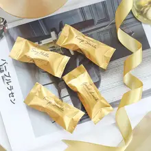 手作り牛轧糖用包装紙【金色アルミ箔・キャンディ包装袋・小サイズ】