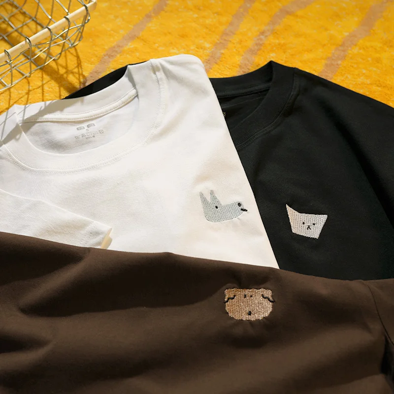 刺繍ワンポイントTシャツ：カジュアルな日常着用に最適な棉製半袖の選び方と実用性
