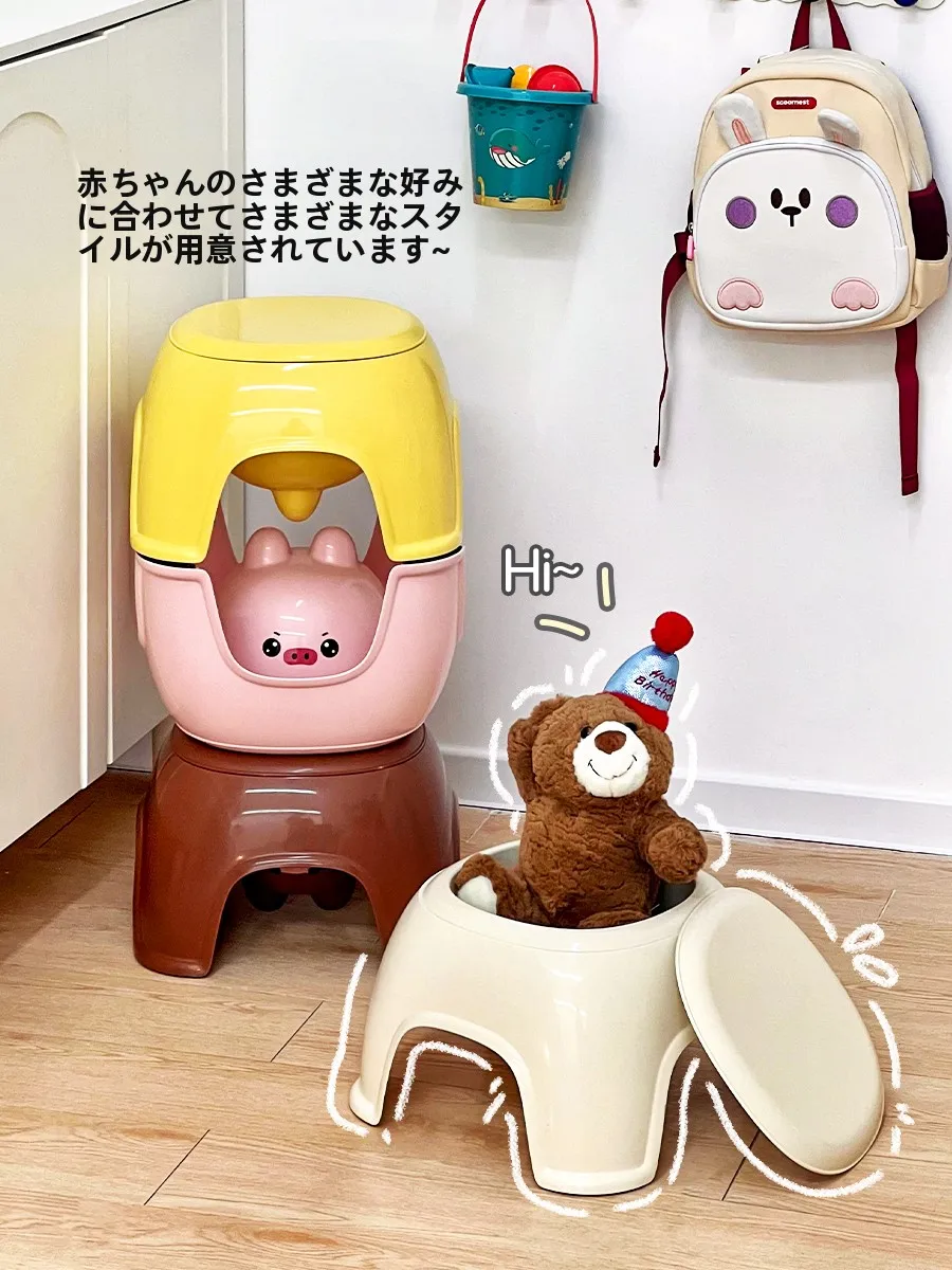 子どもがいる家庭で安全な収納を実現するには？このスツールが意外に効果的