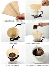 日本製 コーヒーフィルター【ドリップ・V60対応・掛け耳式】
