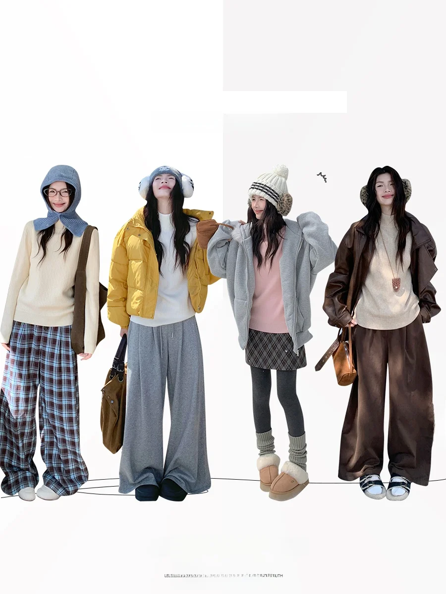 秋冬用美しいセーター【ハイネック・裏起毛】：通勤風の加厚ニットトップスが冬の着こなしを支える