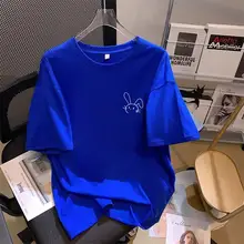 白色の短袖Tシャツ【ゆったりシルエット・コットン・夏用】