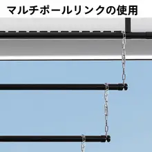 伸縮式洗濯物干しスタンド【室内・バルコニー用・折りたたみ式・ステンレス製】