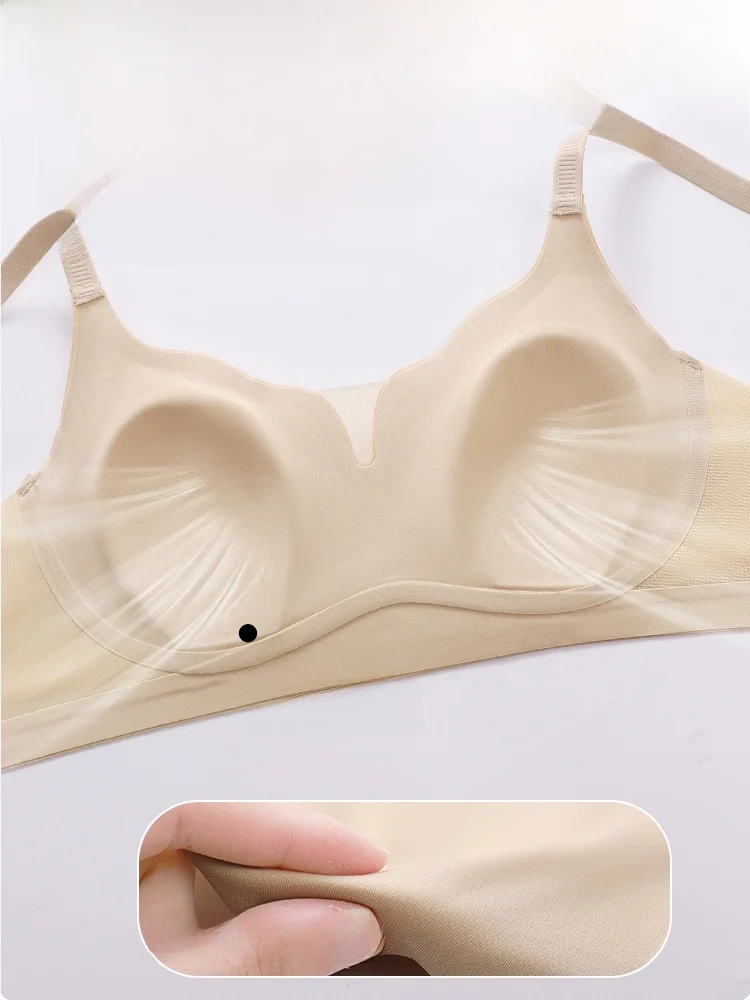 夏用薄型ブラジャー：大きい胸を目立たなくするウサギ耳カップの選び方と実用性