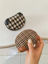 ファッション ミニコインポーチ【真皮製・ジッパー付き・シンプルデザイン・短財布】