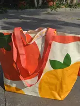 大容量防水エコショッピングバッグ【横型・持ち運び便利・収納用】