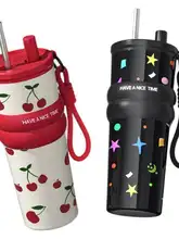 高品質な陶器内蔵の保温カップ【大容量・持ち運びに便利・テイクアウト用】