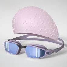 WATERTIME 女性用 シリコン製 プロフェッショナルスイミングキャップ【長髪対応・耳カバー機能・防水】