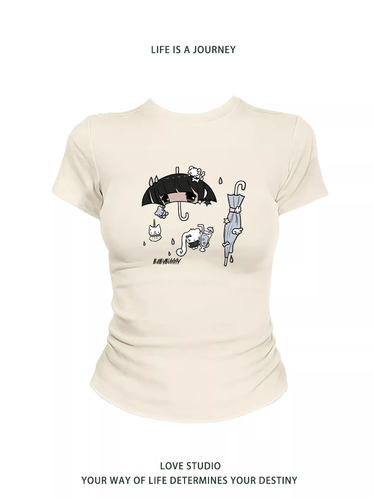 通勤の疲れを一瞬で癒す、tイラストのTシャツはどんなもの？