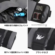 自転車用ツール収納バッグ【携帯便利・サドル上管取り付け可】