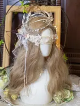 ロリタスタイル コスチューム用髪飾り【大人用・子供用・森のテーマ・結婚式用】