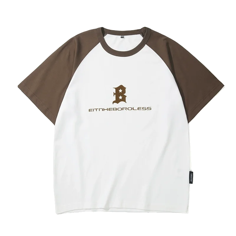 アメリカンスタイルのビッグシルエット半袖Tシャツ【極上の柔らかさ・ラグランスリーブ・クルーネック】