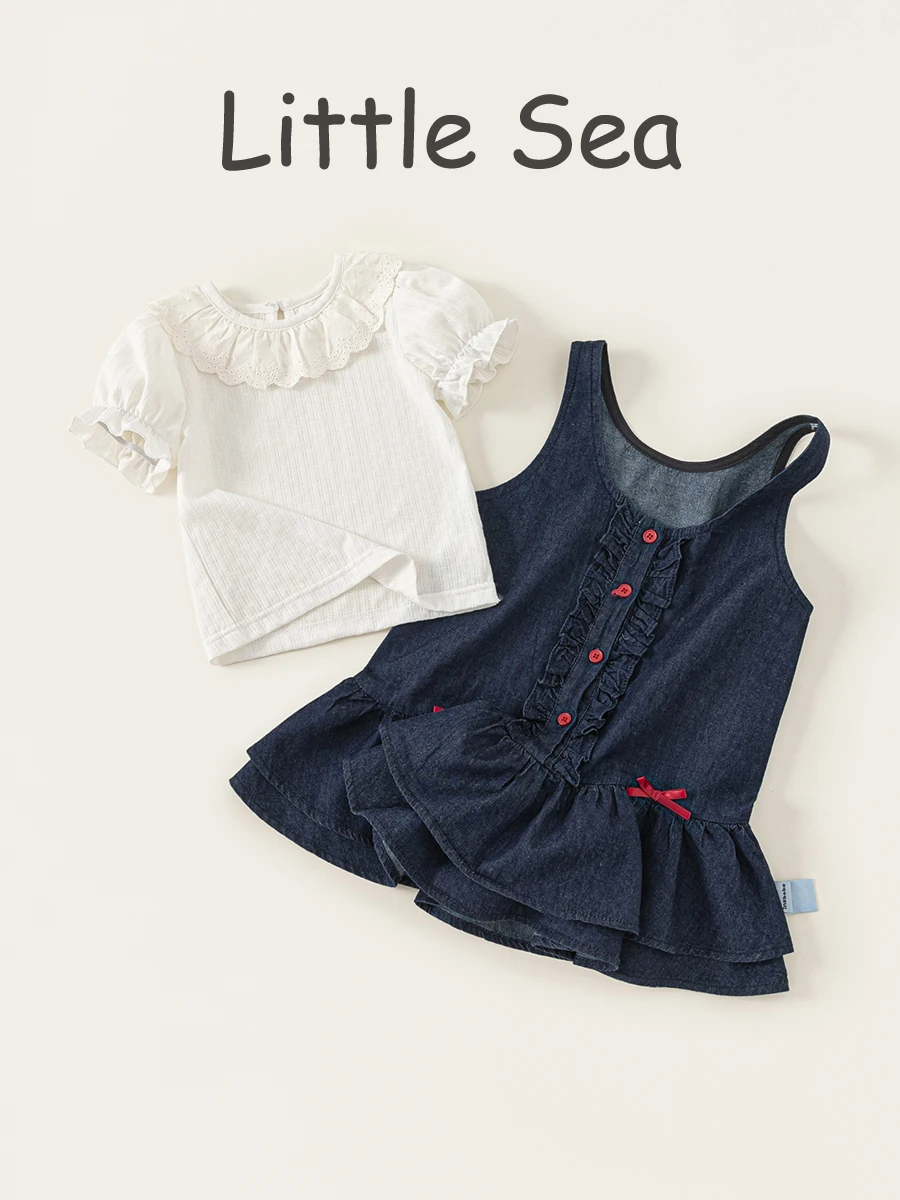 2歳 女の子 服 おしゃれ どう選ぶ？夏季復古スタイルのデニムスカートとリボンワンピースが解決する悩み