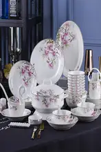 高級有田焼 ボーンチャイナ食器セット【中華スタイル・高脚米飯碗・スープボウル付き】