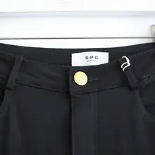 拾野森 秋用レトロデザイン 高腰ワイドパンツ【ストレッチ・快適・カジュアル】