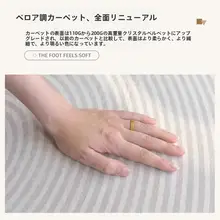 イタリアンミニマルデザインのラグ【リビング用・高級感・軽量・洗濯不要】