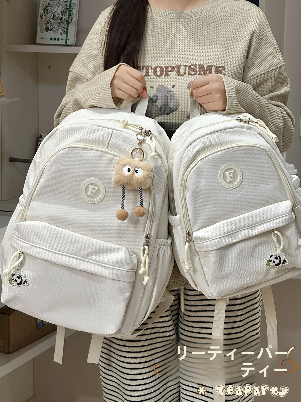 軽量デザインの女子用リュックサック：通勤・中高生・大学生向けのシンプルスタイル