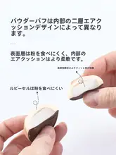 ミニファンデーションスポンジ【極上の柔らかさ・カバー力・ハイライト用・小型】