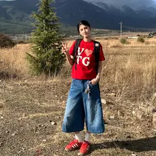 美式ヴィンテージ風デニムパンツ【女性用・ワイドレッグ・フィット・春夏向け】（セットアップ対応）