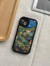 夢の森イラストiPhoneケース【カートゥーンスタイル・柔らかい】【対応機種：Apple、Xiaomi、Huaweiなど】