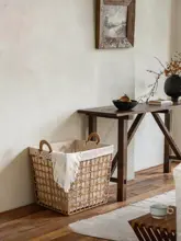 おしゃれなデザイン！衣類収納バスケット【インテリア用・洗濯物入れ】