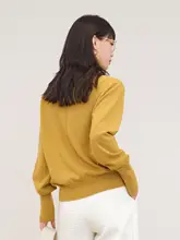 MRS Studios 秋冬用 クラシックフォルム 高級カシミヤウール ハイネックインナーセーター