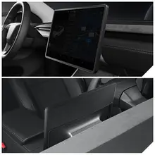 テスラ用 中央ナビゲーションスクリーン保護カバー【全包シリコンフレーム・内装用】