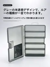 ルアー用擬似餌ボックス【釣り用収納・小物整理に最適】（セットアップ対応）