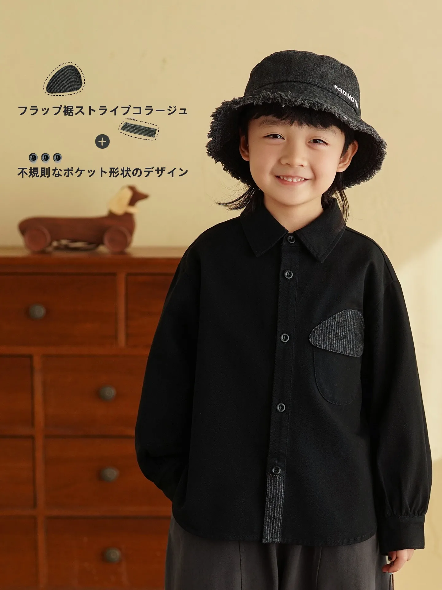 子供用コットン長袖シャツ：2歳男児の春日常着としての実用性と選定基準