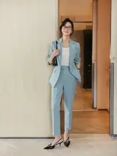 洗練されたデザイン！通勤用スーツ【平驳領・肩パッド付き・スタイルアップ効果・春用】（セットア  ップ対応）