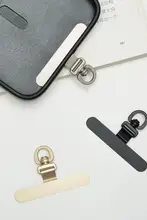 超薄360度回転可能なスマホストラップ用クリップ【ステンレス製接続パーツ】