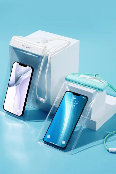 防水スマホケース【タッチスクリーン対応・ダブルレイヤー・水中撮影用】