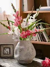 高級感ある造花 アイリスのブーケ【リビング用・インテリア装飾】