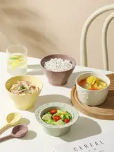 子供用 ボウル 可愛い 浮彫 陶器 ご飯 ボウル サラダ オートミール 朝食 小ボウル
