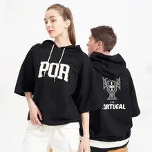 ポルトガル代表チーム公式商品【ブラック・サッカーファン向け・五分袖・Tシャツ】