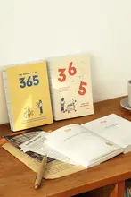 可愛いデザインの万年手帳【インディゴ・日記帳・365日対応】