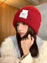 赤いニット帽【冬用・暖かい・フィット】