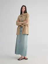 秋季レトロモダンカジュアルデニムジャケット【ワークスタイル・季節感たっぷり】