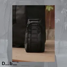 Db 黒色アウトドア洗面用バッグ【Huggerシリーズ・収納力抜群・スキー用】