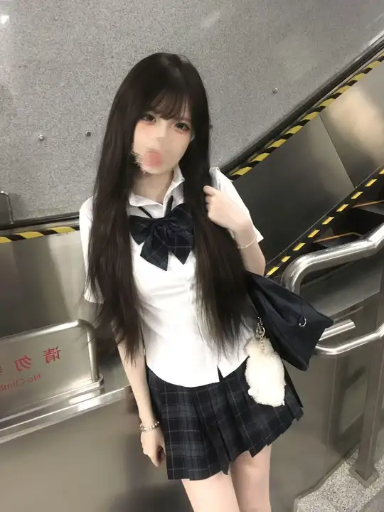JK制服 プリーツスカートとブラウス【夏用・女性向け・ウエスト調整可能】（セットアップ対応）