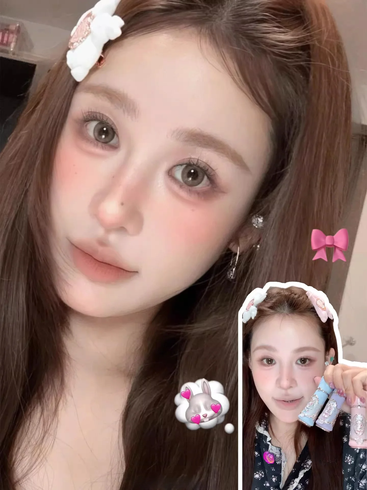 花知晓邦尼ガーデンシリーズリップクリーム【マット仕上げ・滑らかな口紅】