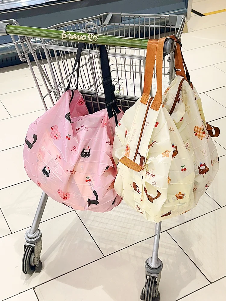 頑丈で耐久性のある折りたたみ式エコショッピングバッグの買い物節約効果とは