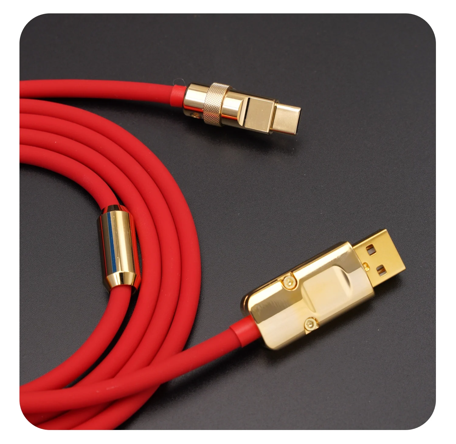 USB Type-C 変換ケーブル タマイズ可能なシリコン製データケーブルの実用性と性能