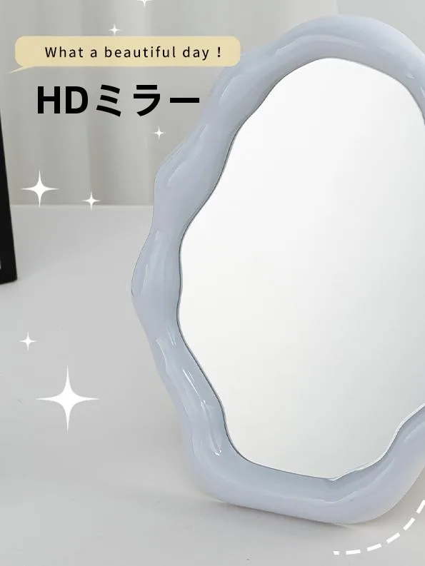デスクトップ化粧鏡：可愛さと実用性を兼ね備えた学生・オフィス向け台式鏡