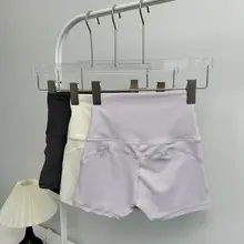 大人の女性用 夏用ランニングショートパンツ【速乾・ハイウエスト・ヨガ・フィットネス用】（セットアップ対応）