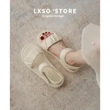 厚底サンダル レディース【夏用・ファッション・平底・ビーチ・ローマスタイル】