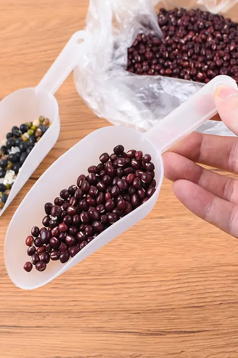 北欧デザインのプラスチックおたま【家用・米や粉のすくい用・厚手】