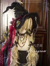 ハロウィンコスプレ用ロリータ魔女帽子【特別イベント用・可愛いデザイン】